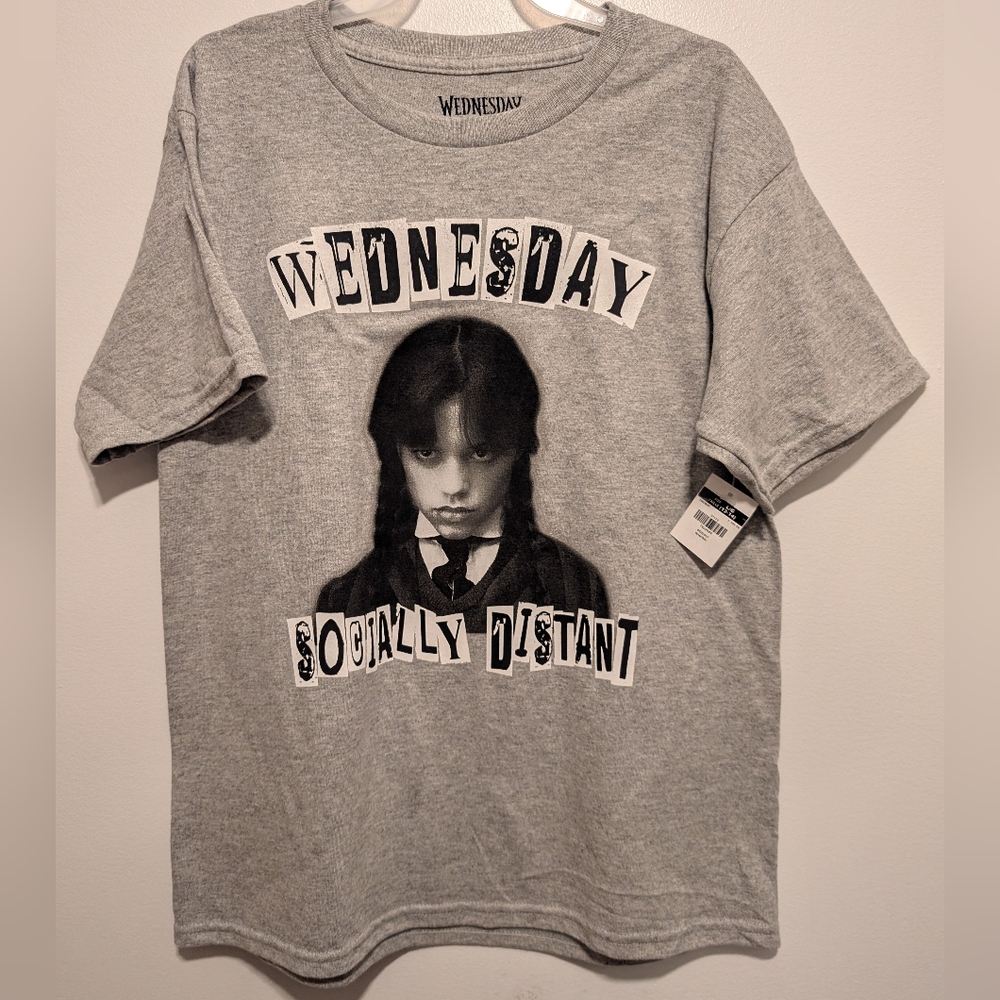 Girls Shirts Wednesday Addams Brand New with tag Size LG 12 - 14